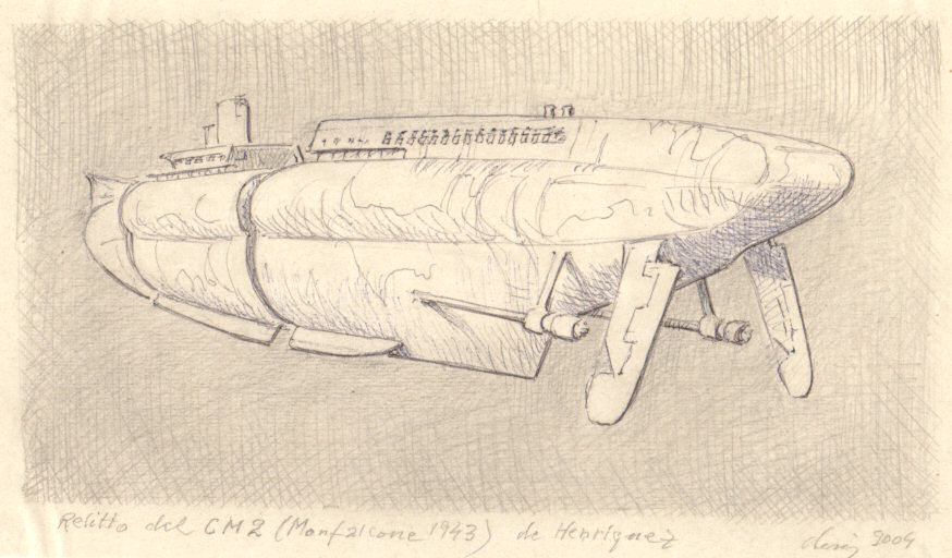 1943 - Relitto del CM2 - de Henriquez